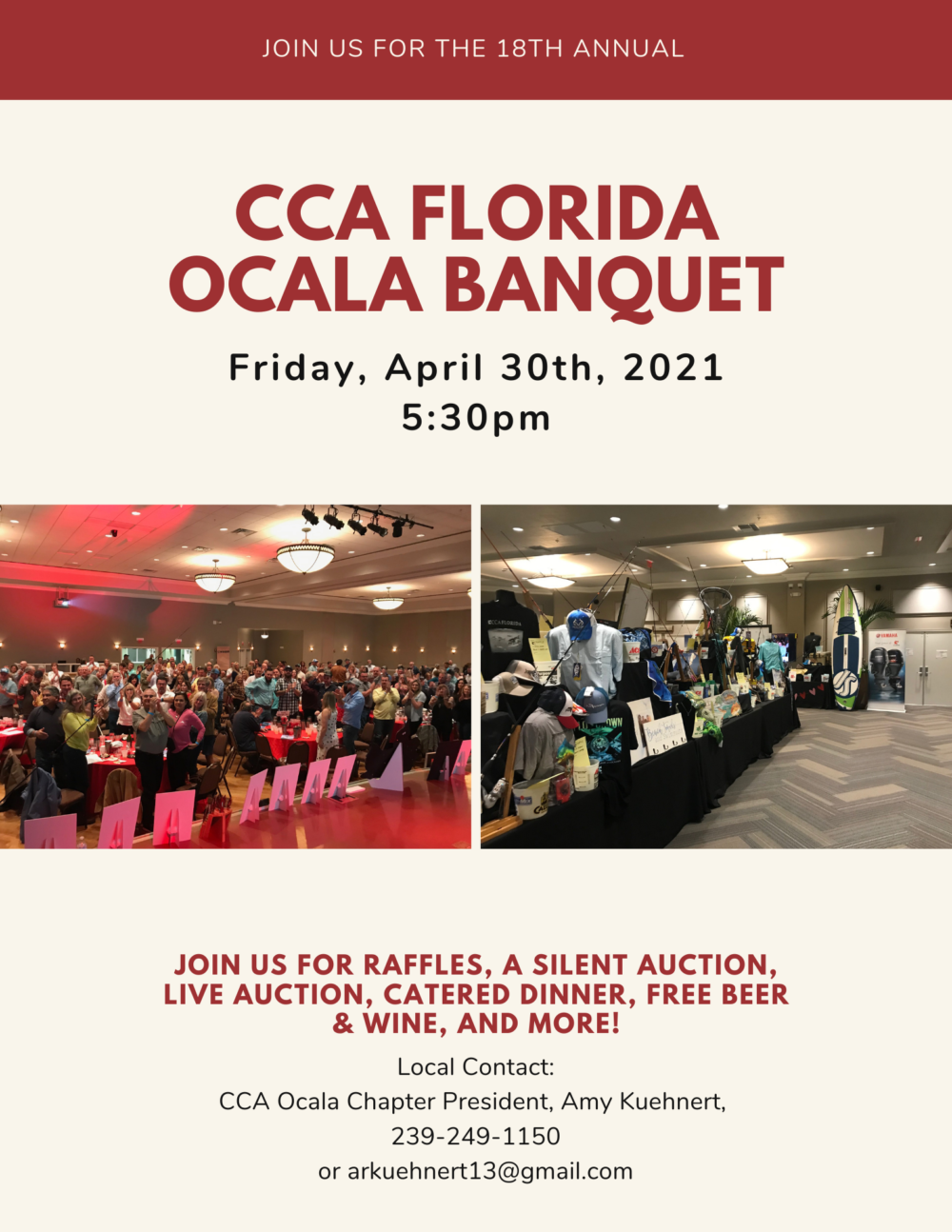 Ocala Chapter Banquet and Auction CCA Florida