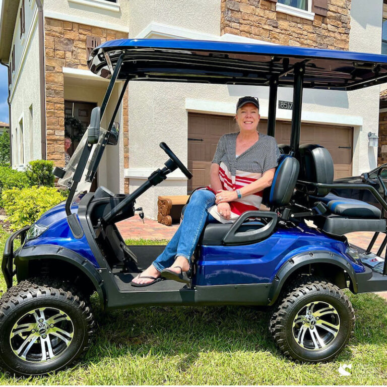2022 Golf Cart Winner Rob Pici from Kissimmee