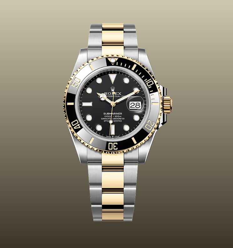 Submariner DateBlack, Oystersteel and yellow gold