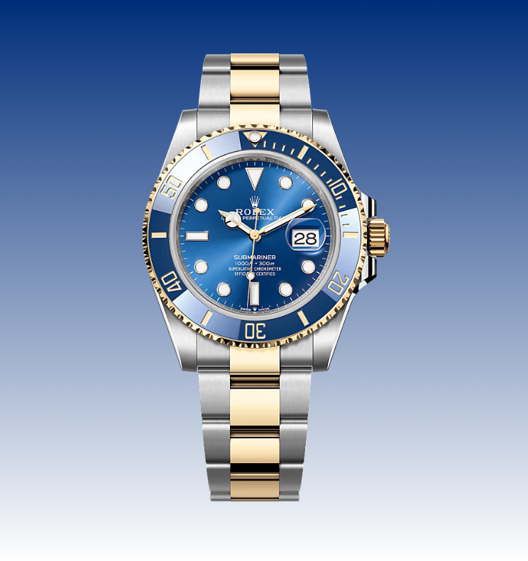 Submariner DateBlue, Oystersteel and yellow gold